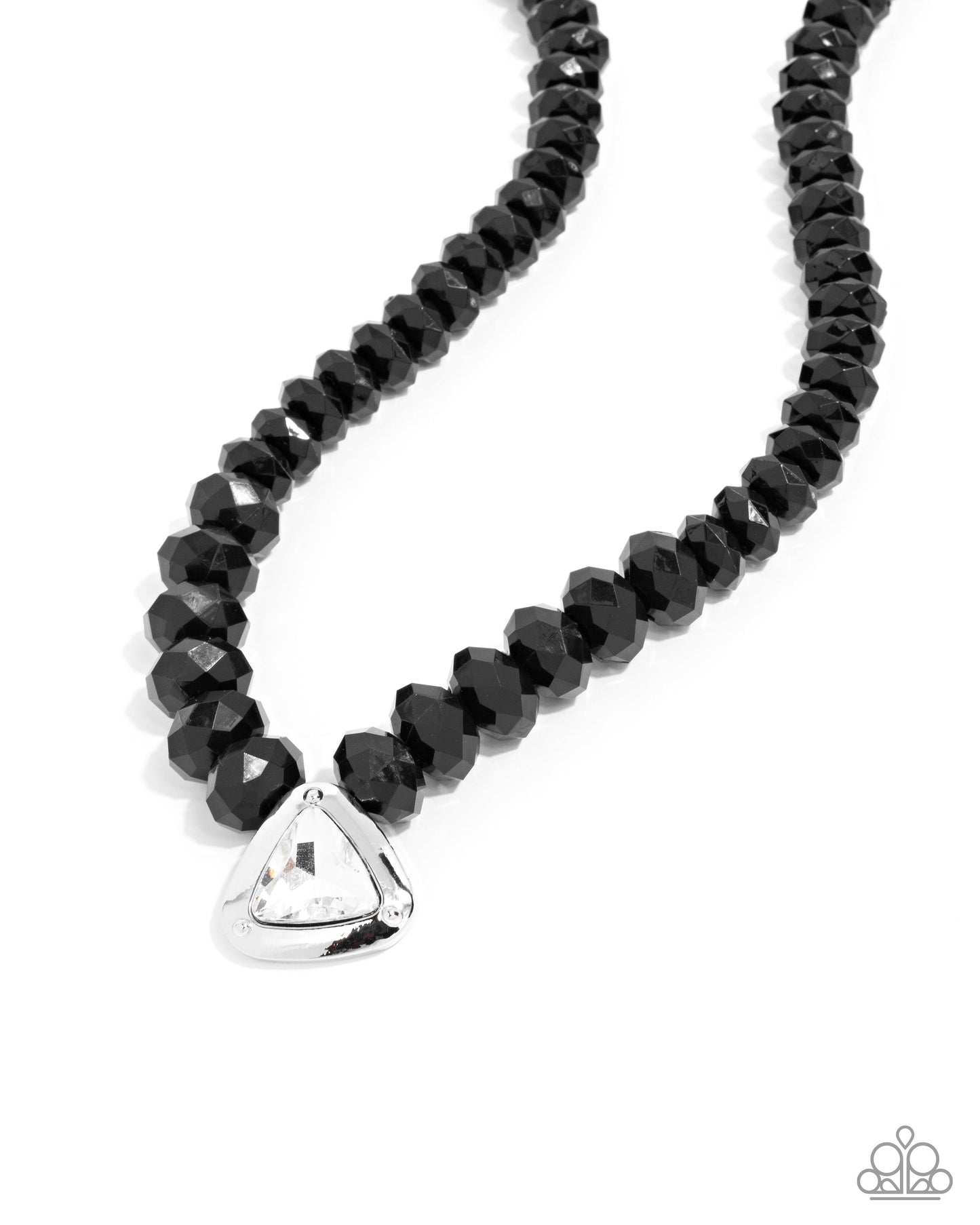 Trailblazing Triangle - Black Triangle Necklace