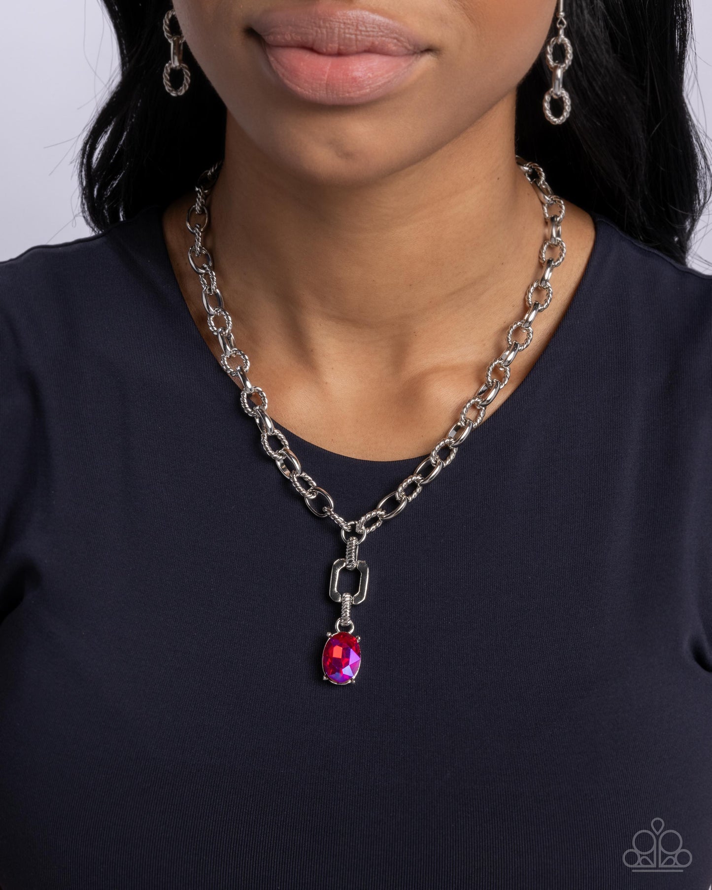 Refulgent Recognition - Pink Necklace | Paparazzi Accessories