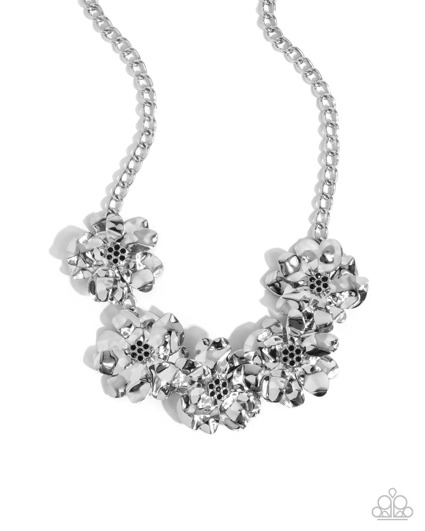 Laid-Back Luster - Flower Necklace
