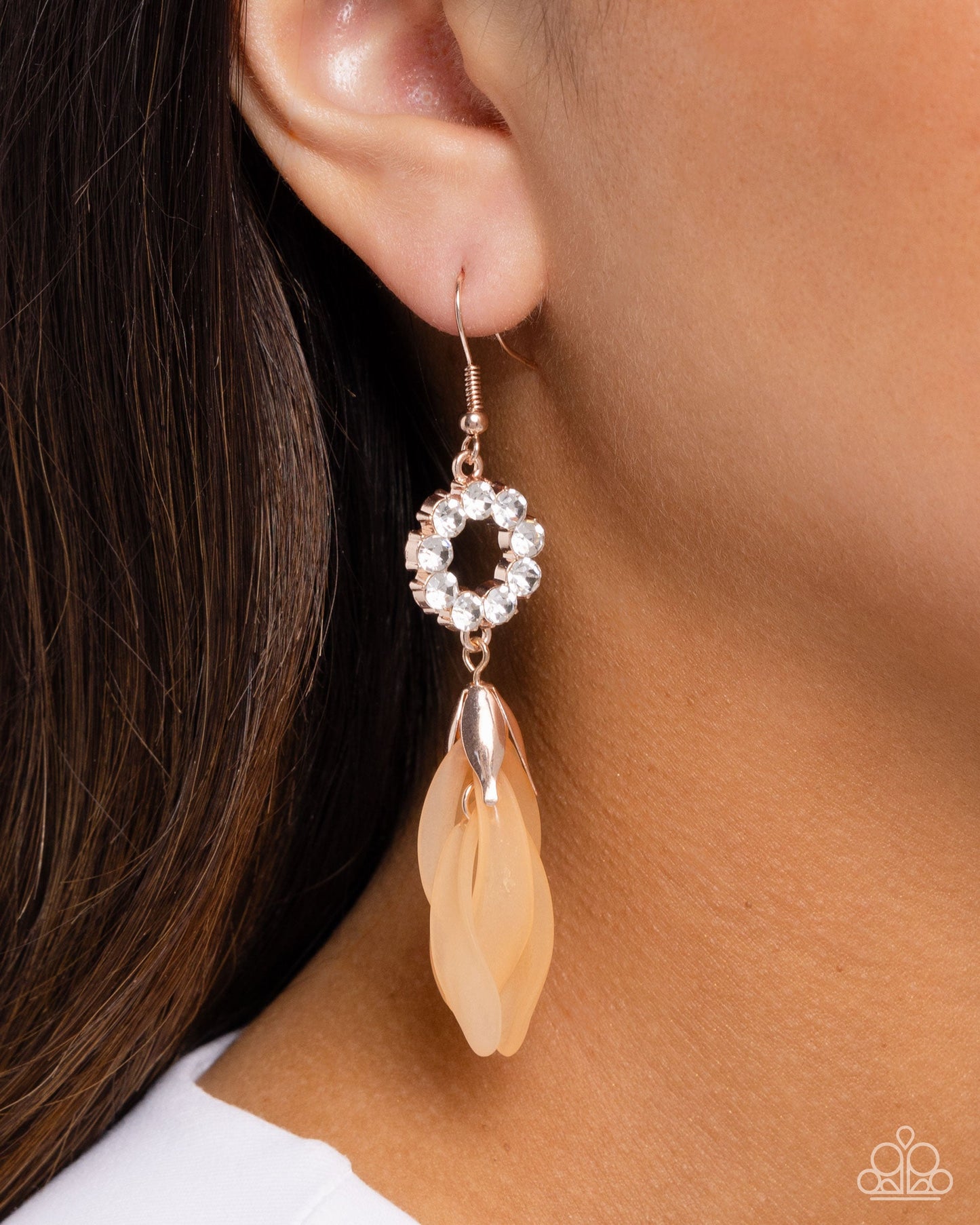 Profuse Petals - Rose Gold Earrings