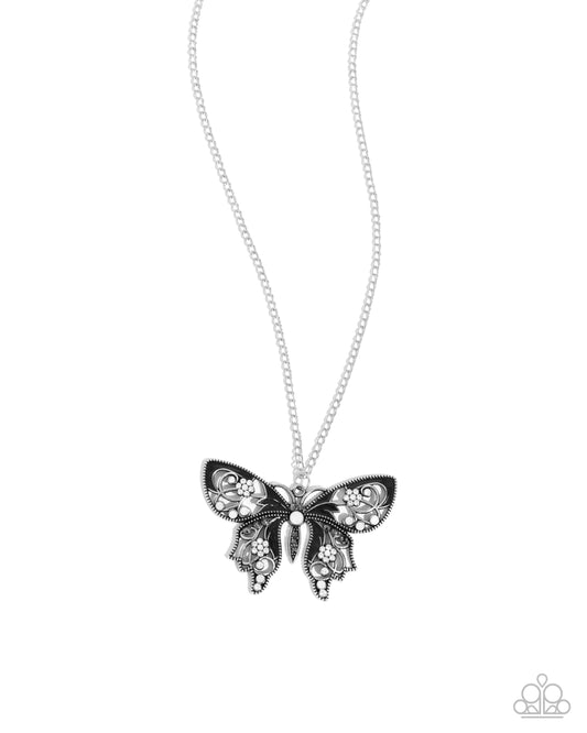 Whimsical Weekday - Black Necklace