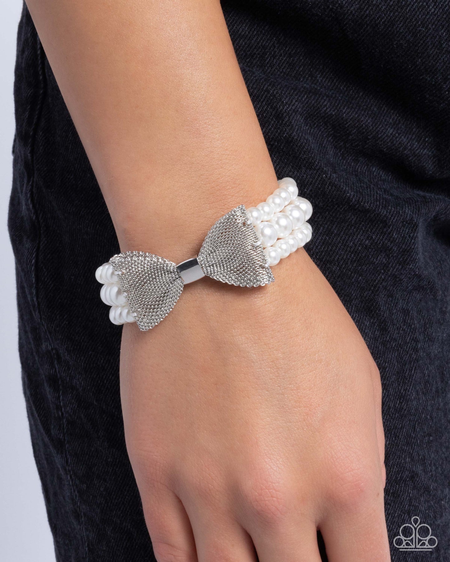 Dapper Dialogue - White Bracelet