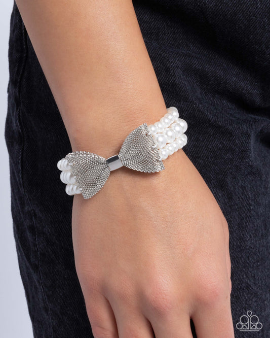 Dapper Dialogue - White Bracelet