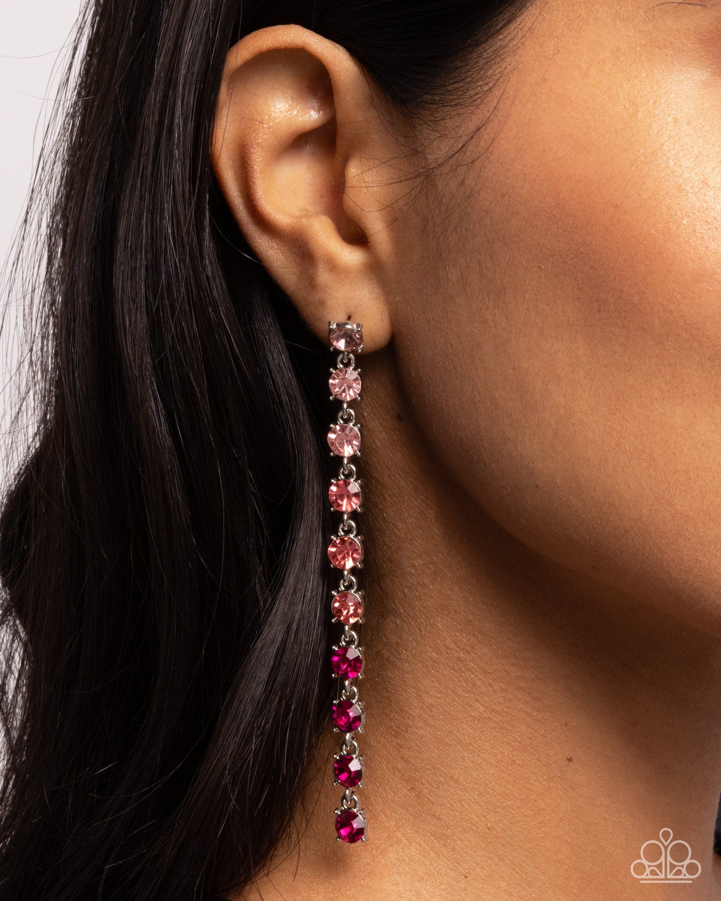 Opulent Ombré - Pink Earrings