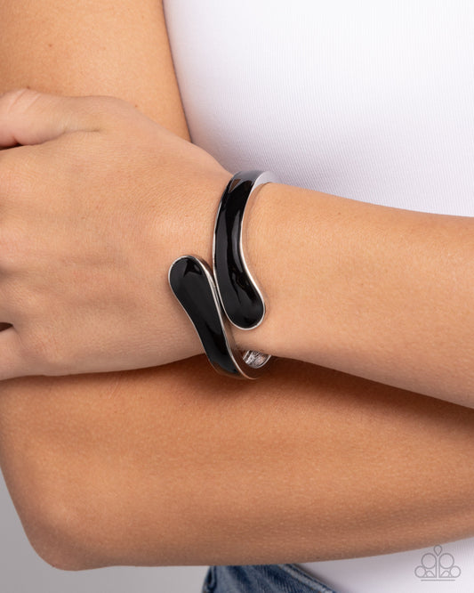 Painted Puzzle Bracelet - Black