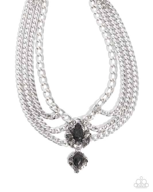 Laurel Layover - Black Necklace