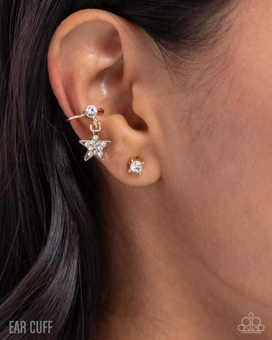 Cosmic Cool - Gold Earring and Cuff