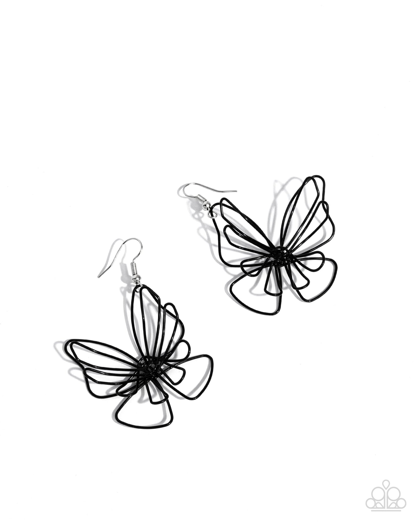 Rebirthed Radiance - Black Earrings