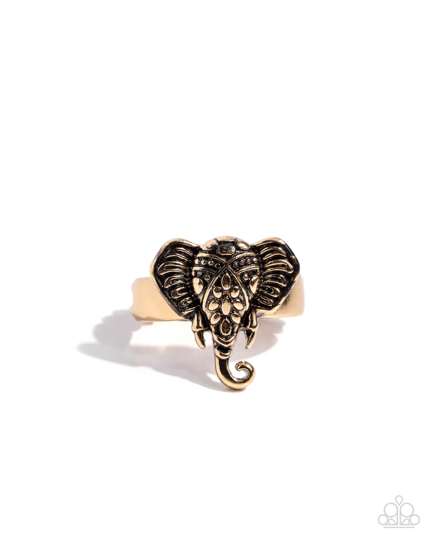 Elephant Whisper - Gold Ring