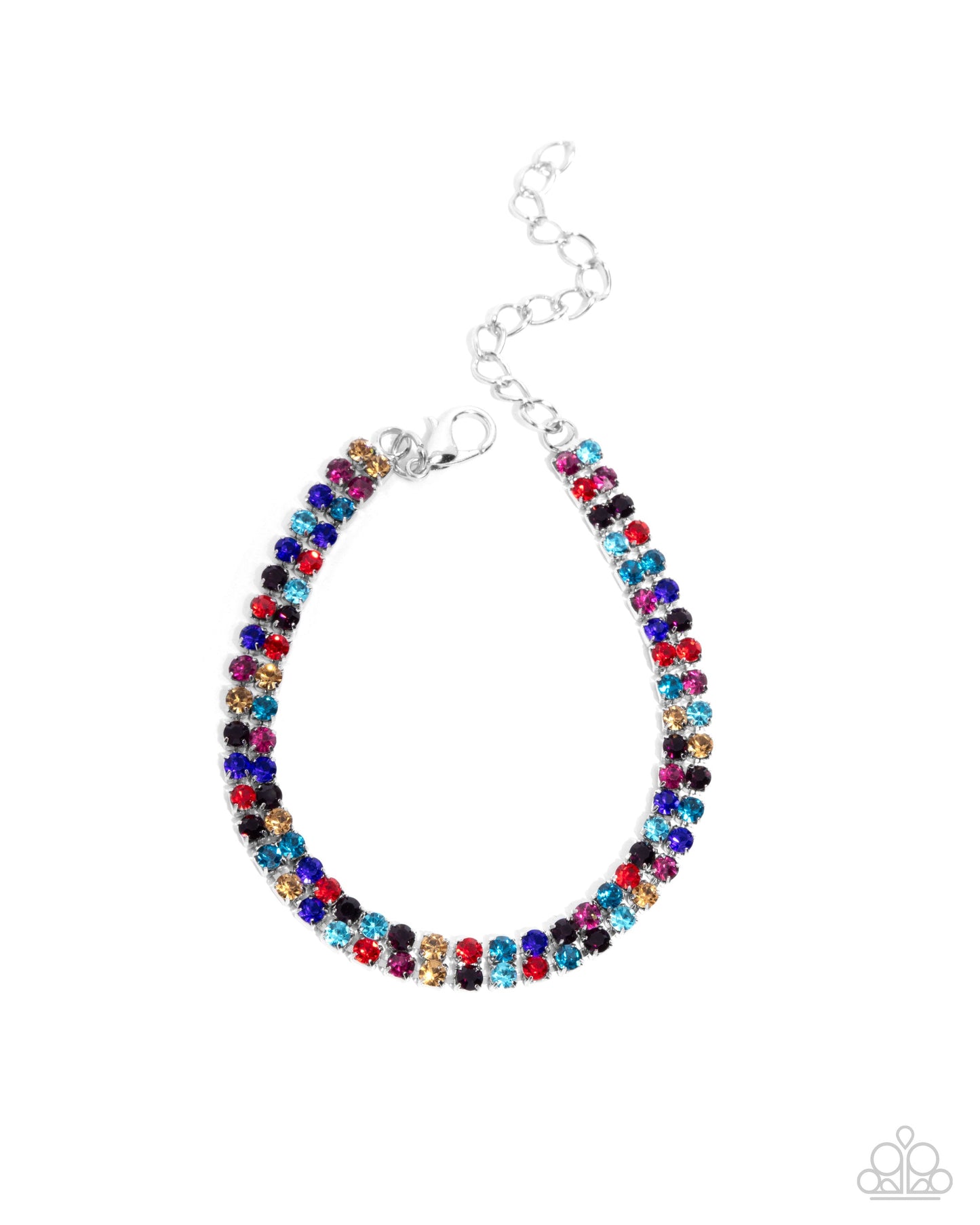 Terrific Trio - Multi Choker Necklace and Thrilling Trio - Multi Bracelet