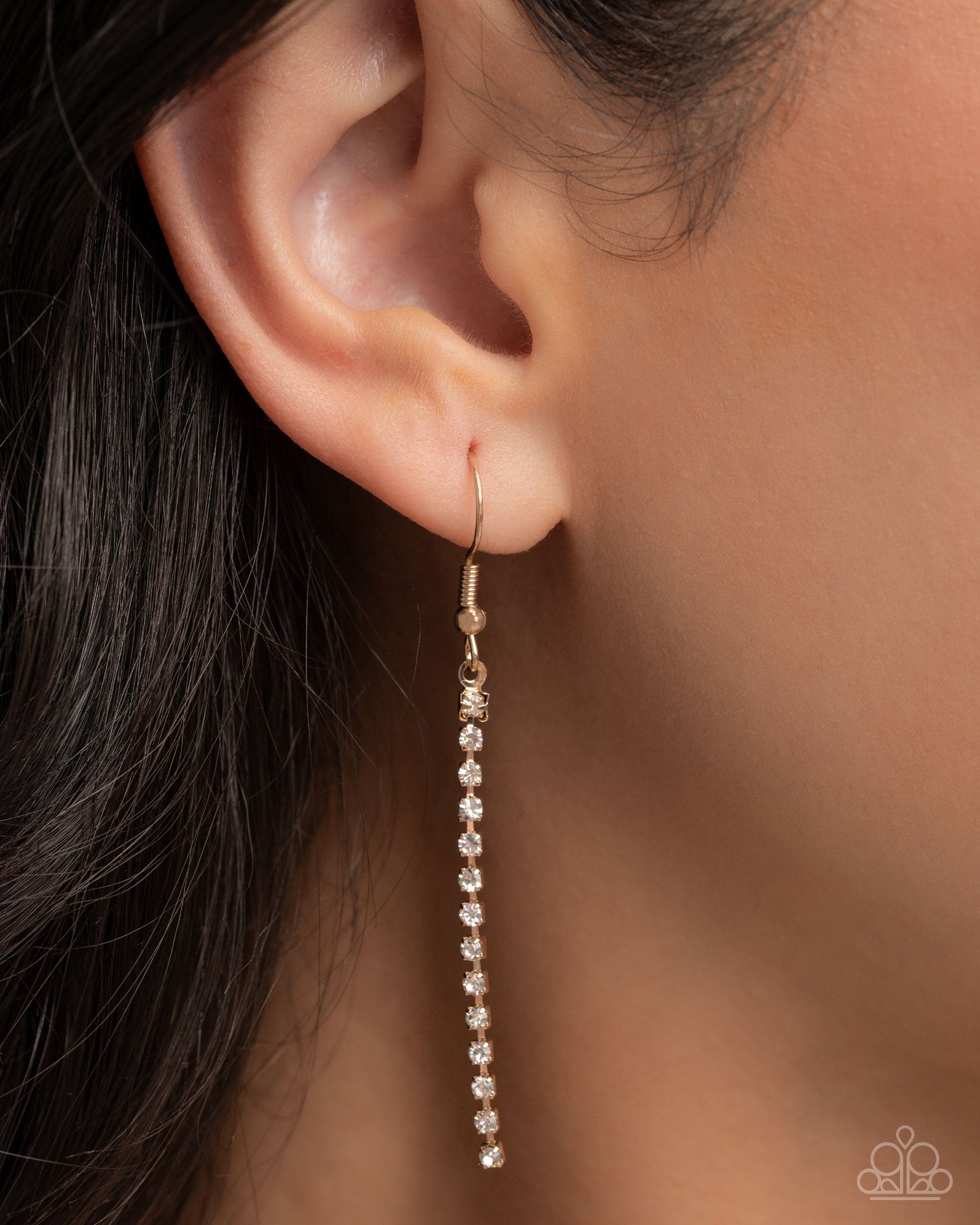 Never Enough Elegance - Gold Necklace and Ceaseless Chic - Gold Earrings 2pc Set
