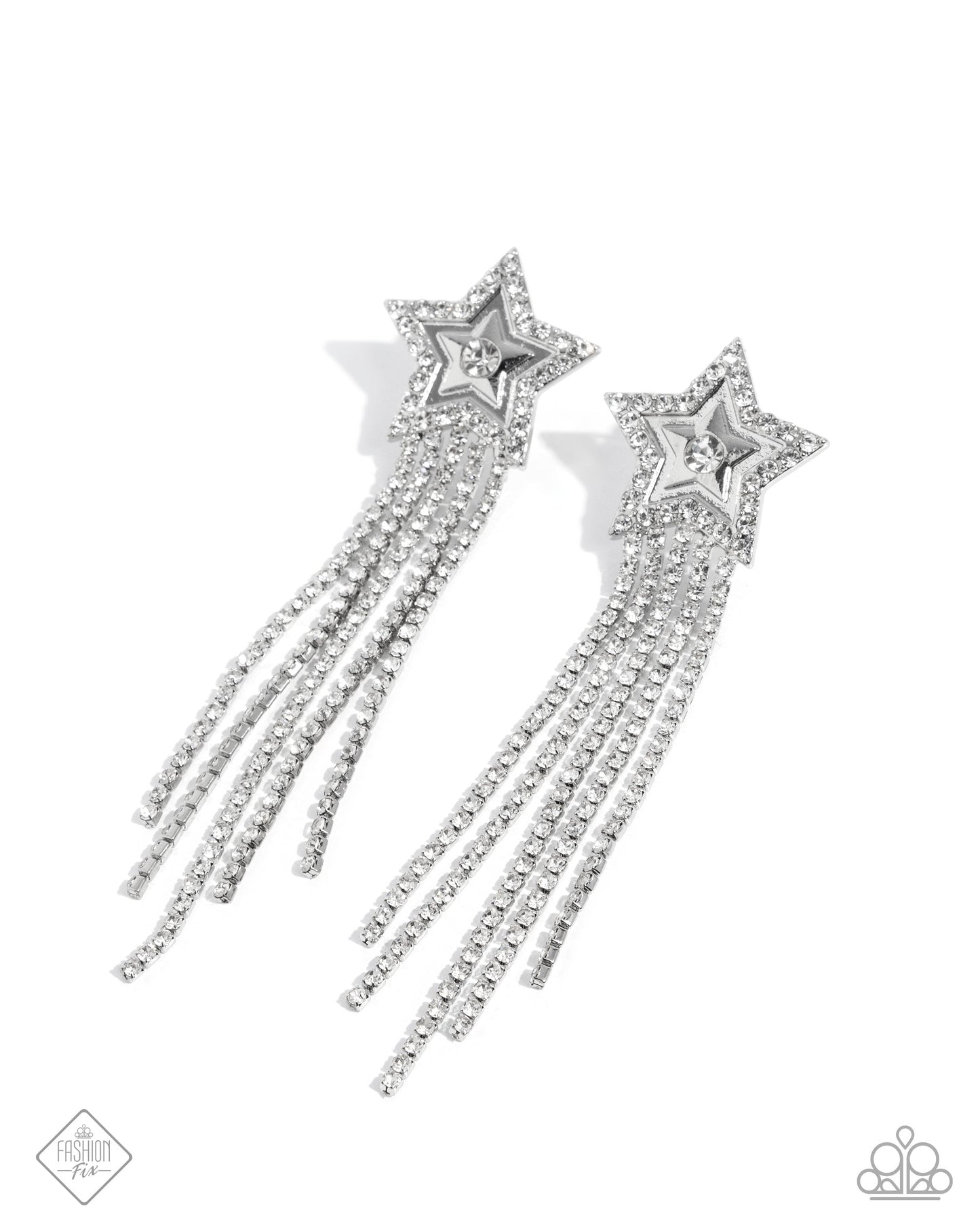 Currently Cosmic - White Earrings