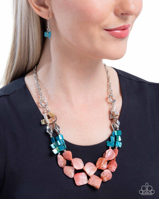 Eclectic Example - Orange Necklace