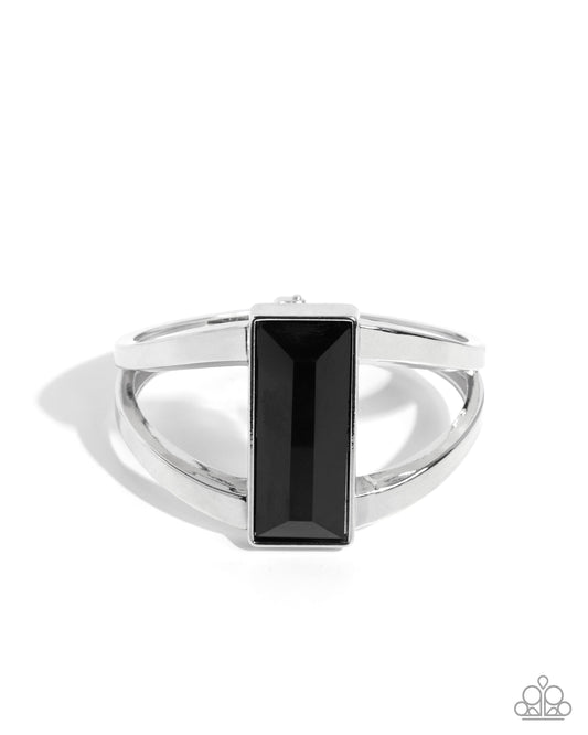 Pick-Me-Up Pizzazz - Black Hinge Bracelet