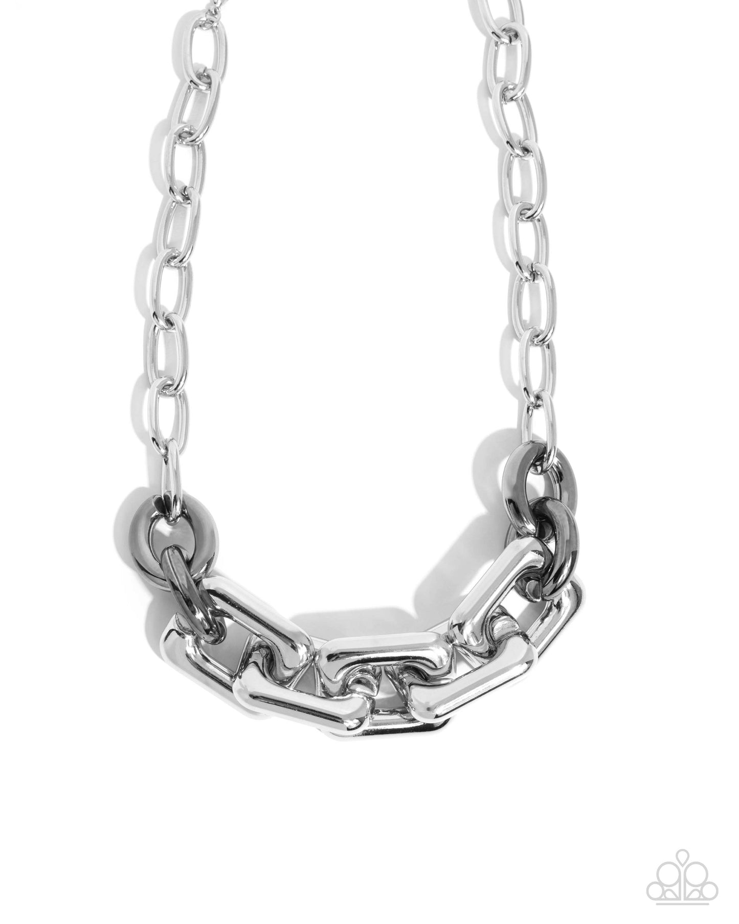 Resolute Radiance - Silver Link Necklace