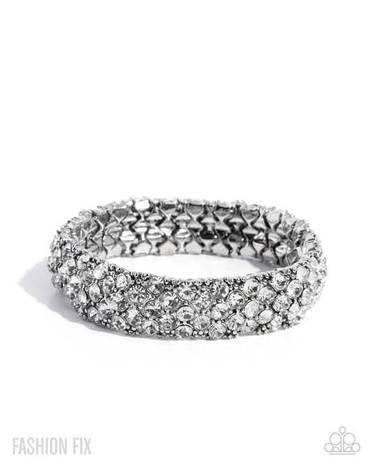 Prismatic Perspective - White Bracelet