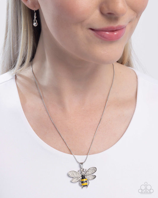 Be Humble Bumblebee - Yellow Necklace