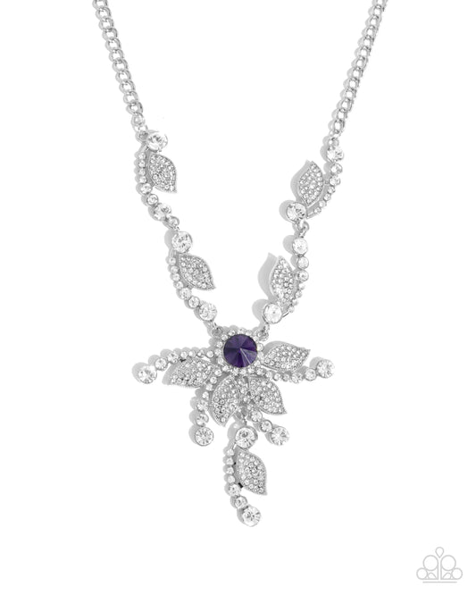 Cinematic Chic - Purple Necklace