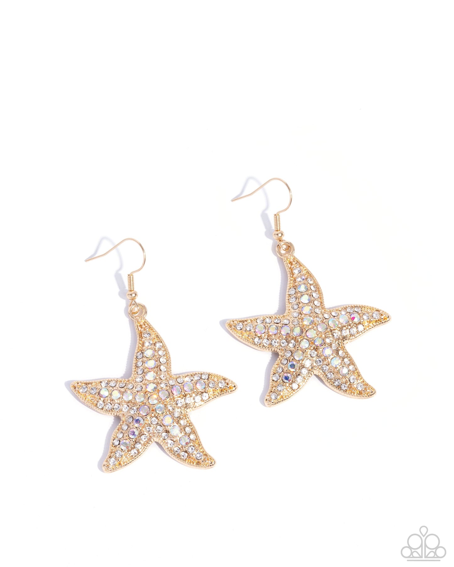 Starfish Spectacle - Gold Earrings