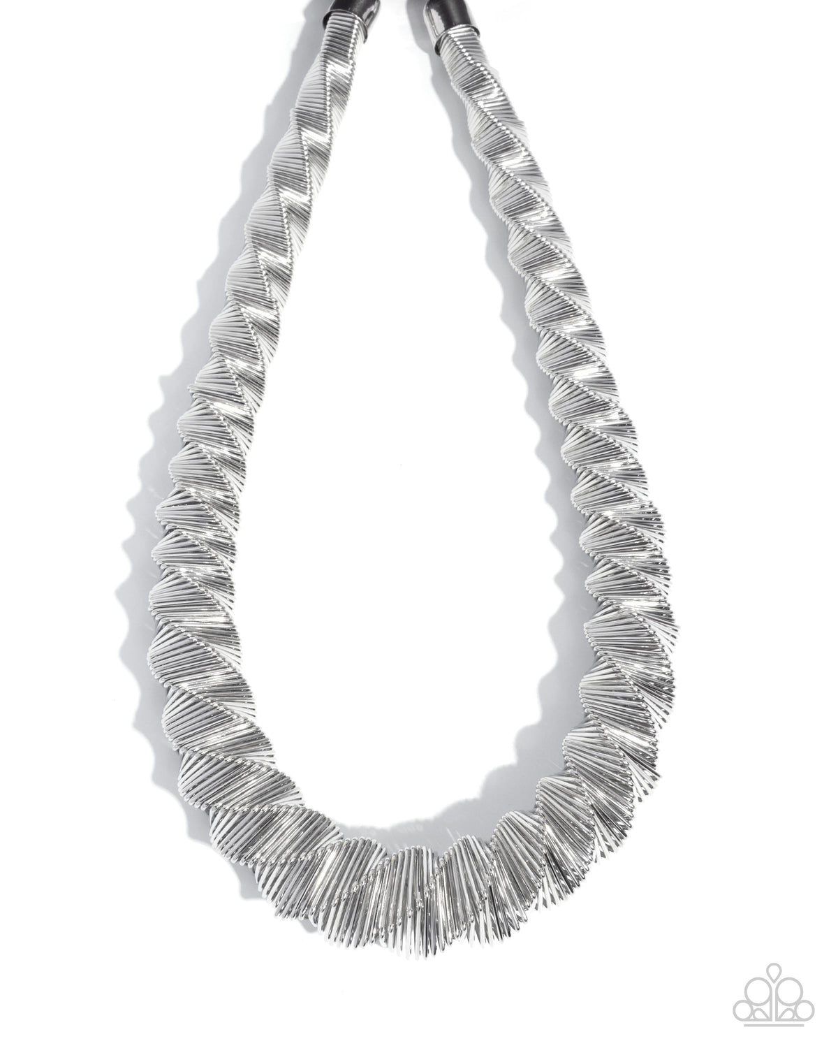 Candescent Coils - Silver Necklace | Paparazzi Accessories