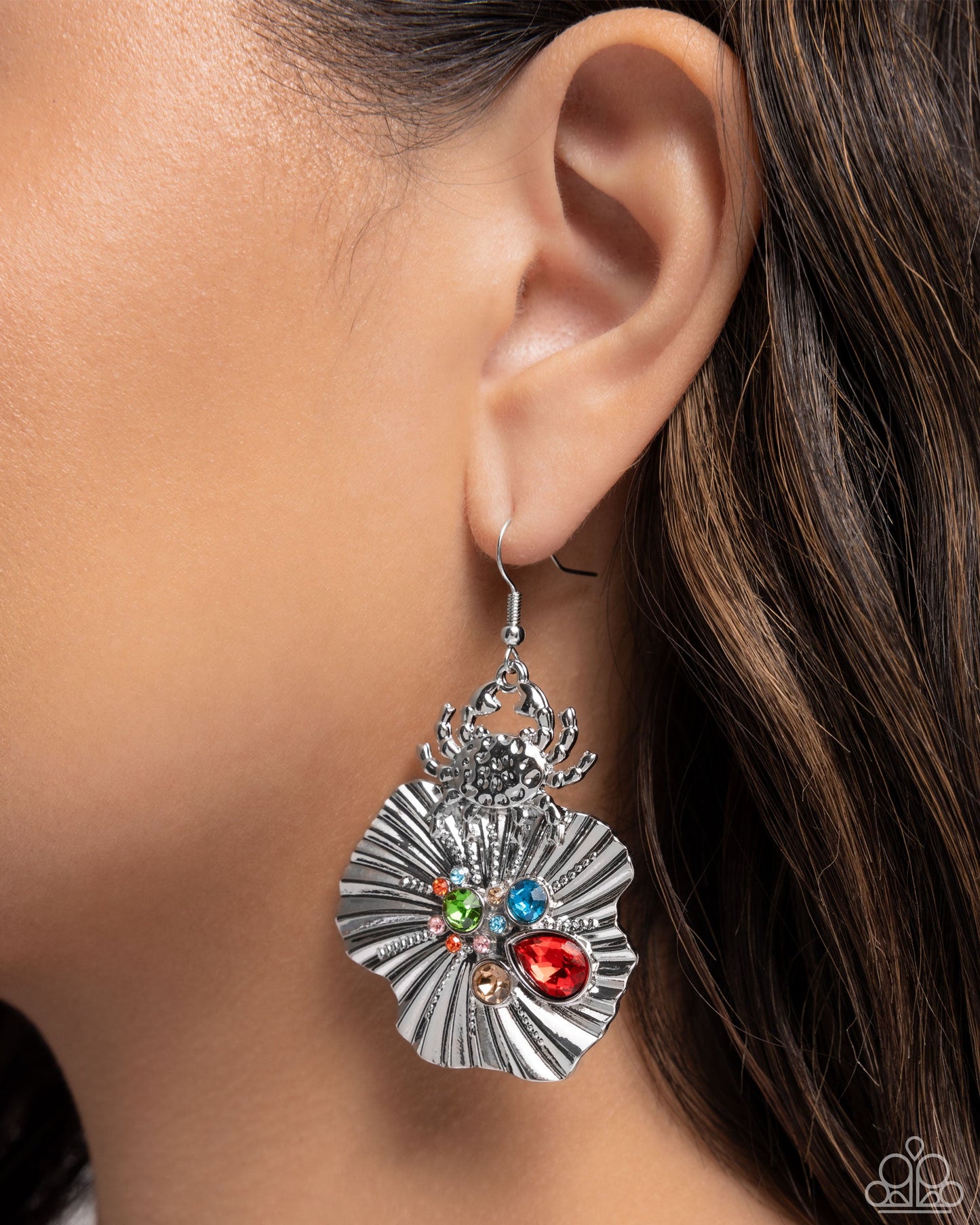 Capricious Crab - Red Earrings