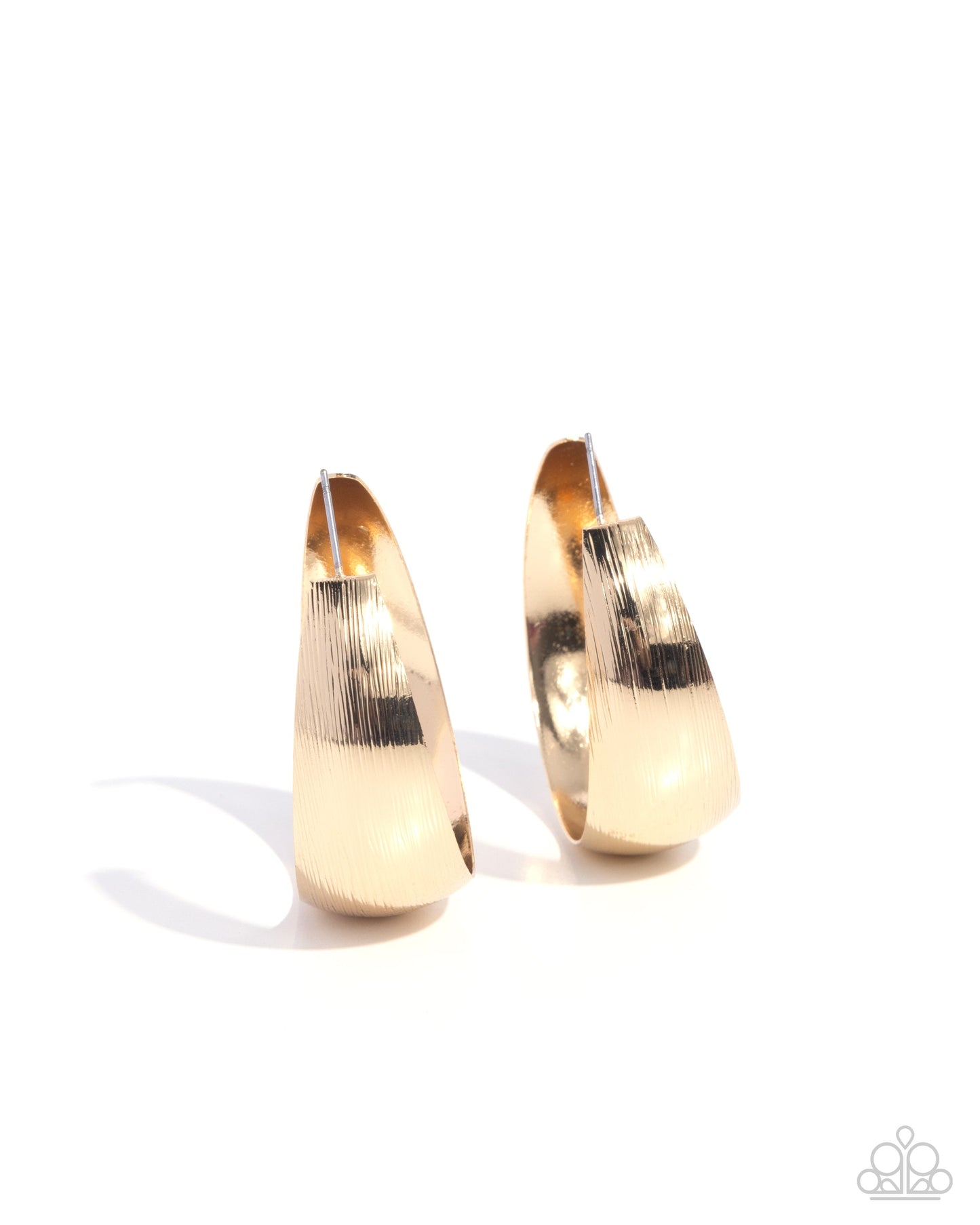 Subtle Sheen - Gold Earrings