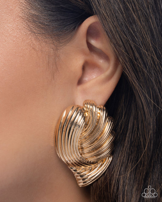 Carnivale Confidence - Gold Earrings