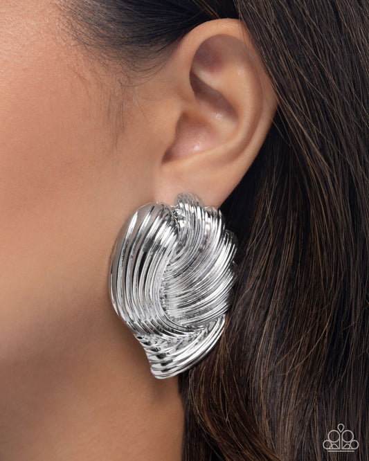 Carnivale Confidence - Silver Earrings