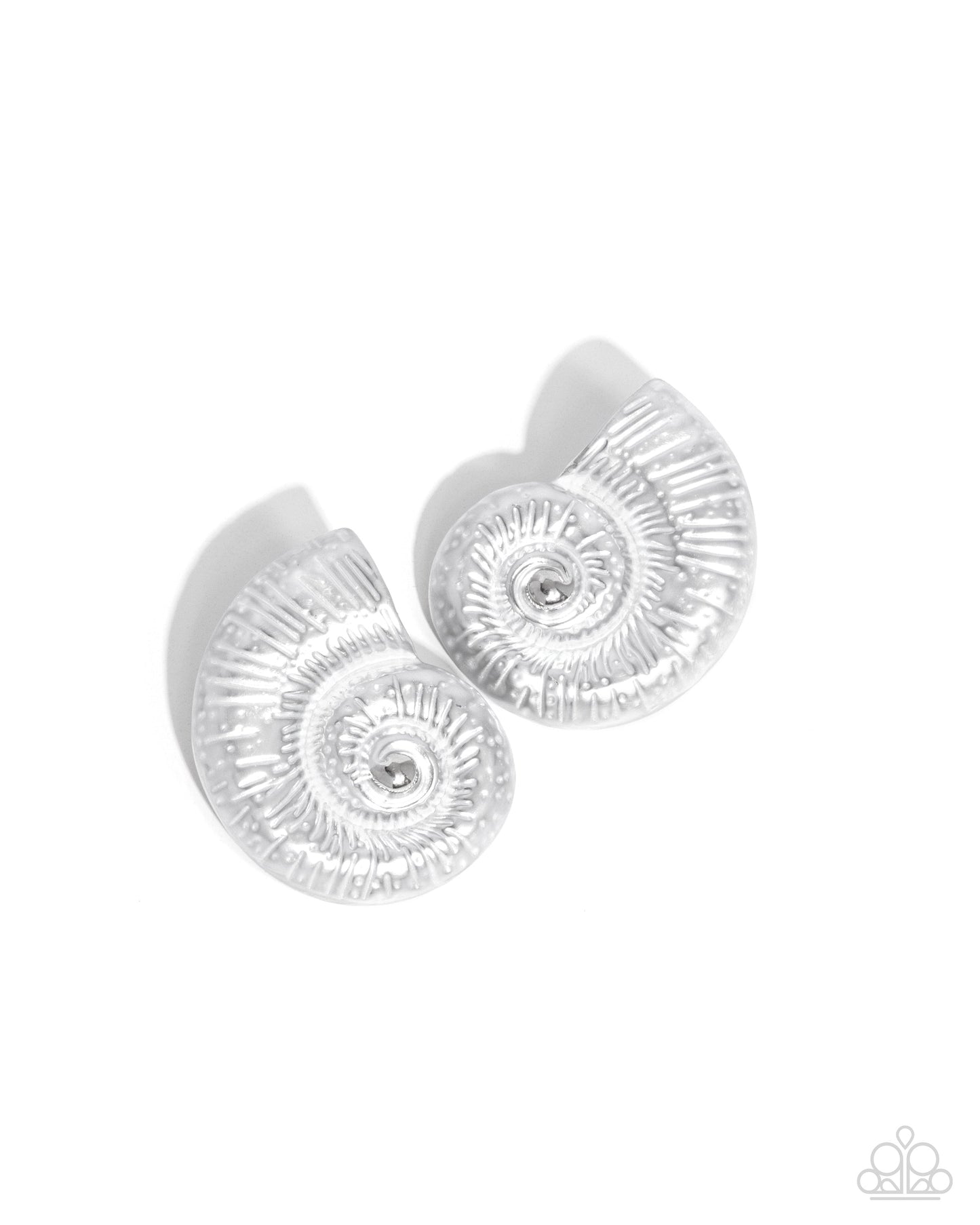 Chill Conch - White Earrings