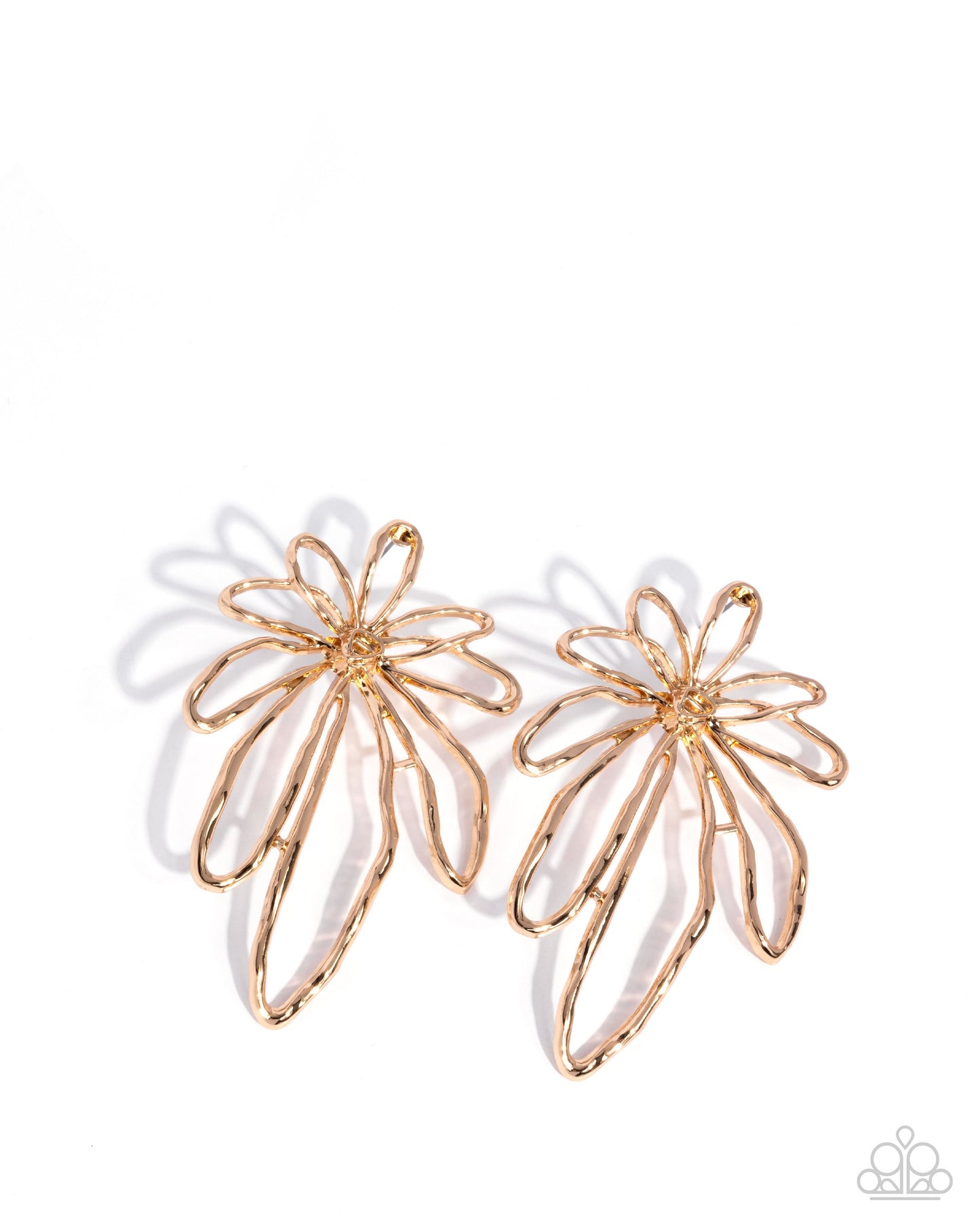 Growing Garden - Gold Flower Earrings