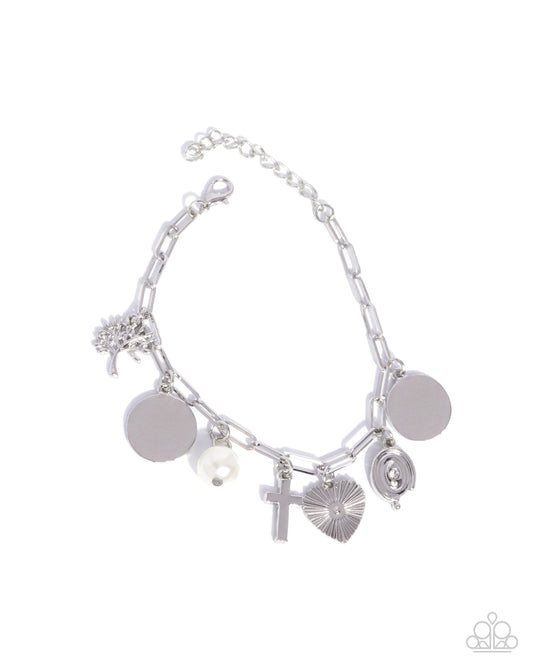 Charm Commitment - White Charm Bracelet