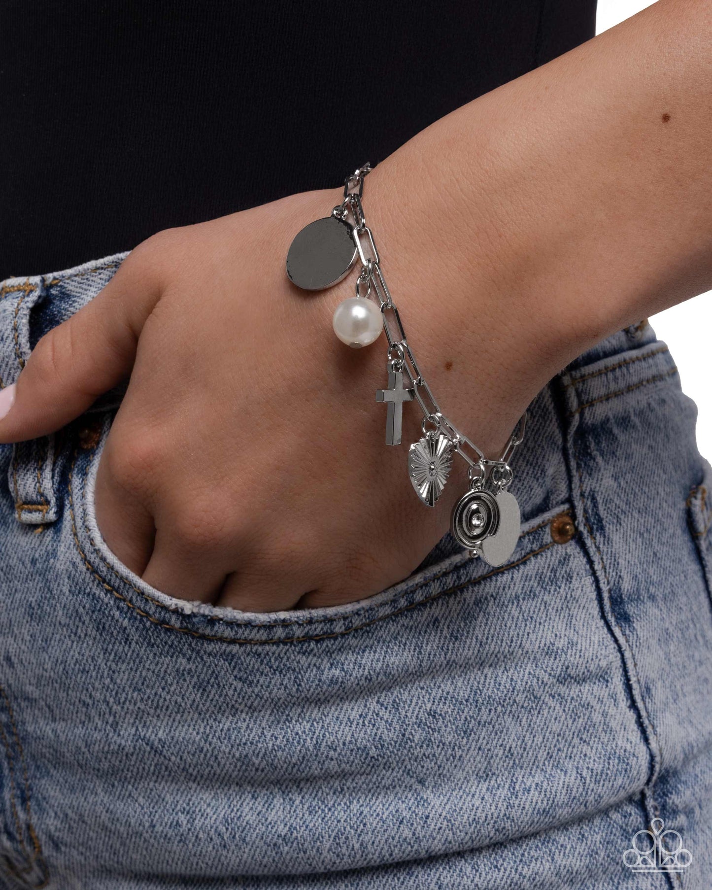 Charm Commitment - White Charm Bracelet