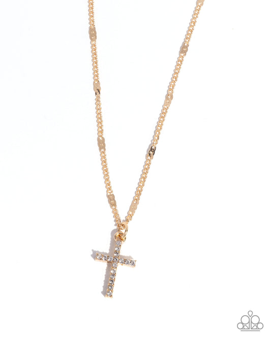 Endless Faith - Gold Cross Necklace