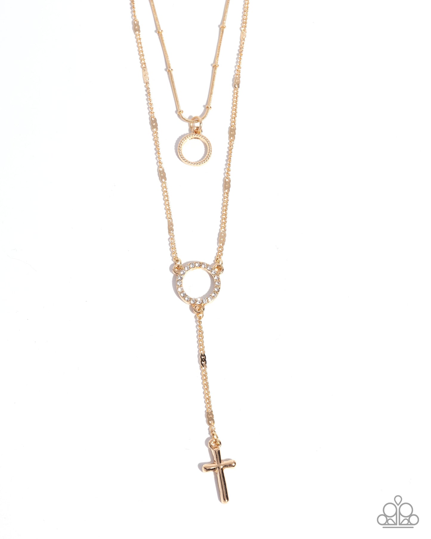 Faithfully Fierce Necklace - Gold | Paparazzi Accessories