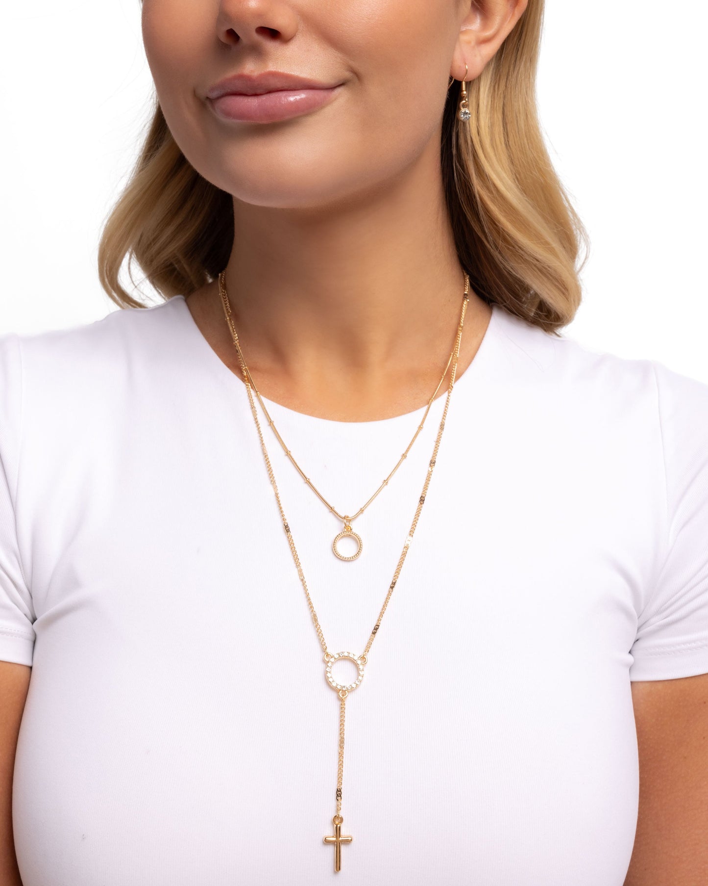 Faithfully Fierce Necklace - Gold | Paparazzi Accessories