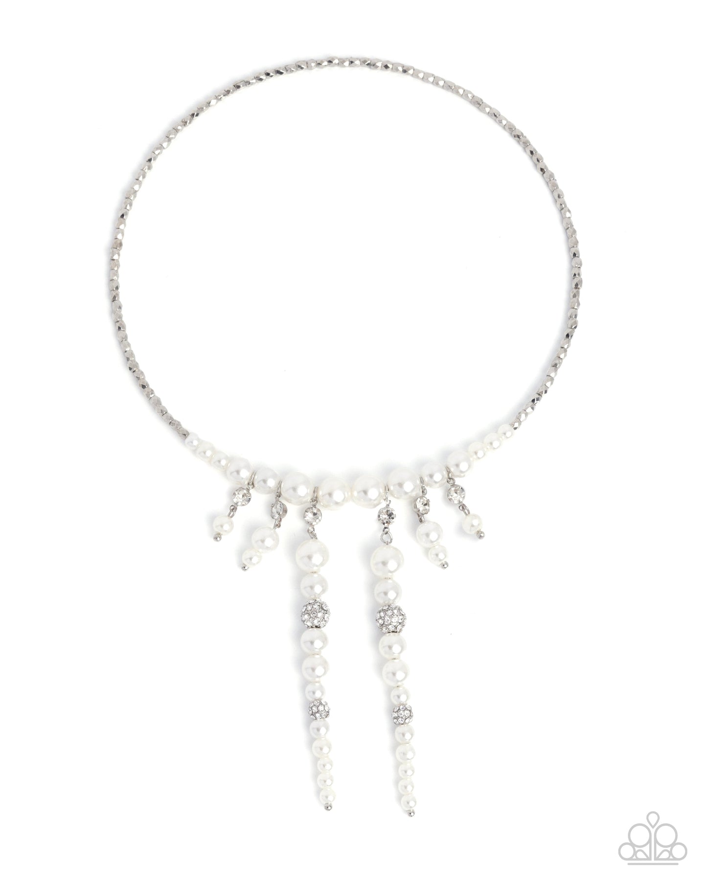 Darling Decade - White Necklace