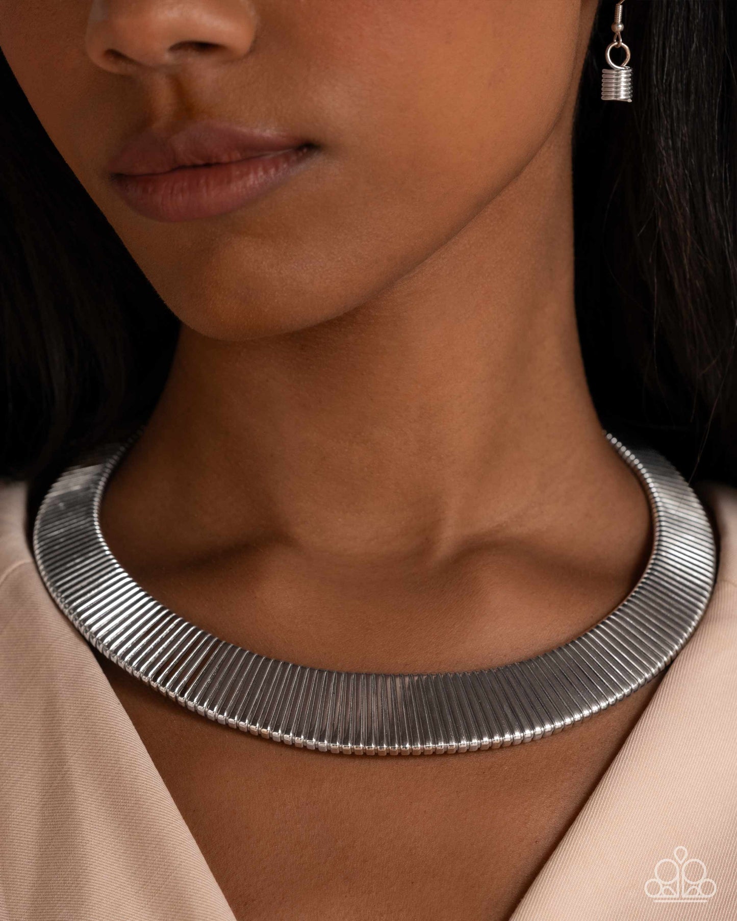 Fringe Formal - Silver Necklace
