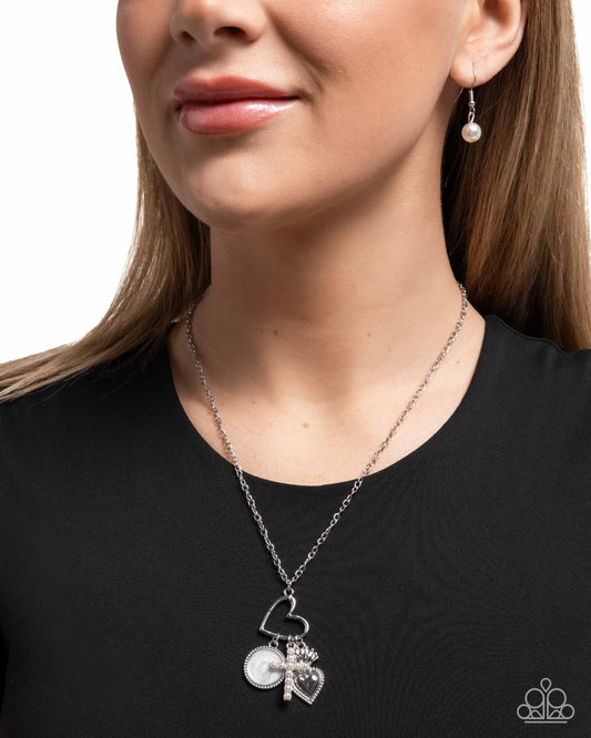 Purely Blessed - White Necklace