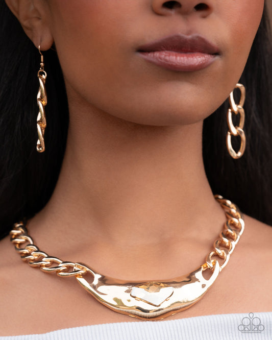 Peak of Pizzazz - Gold Necklace