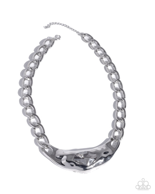 Peak of Pizzazz - Silver Necklace