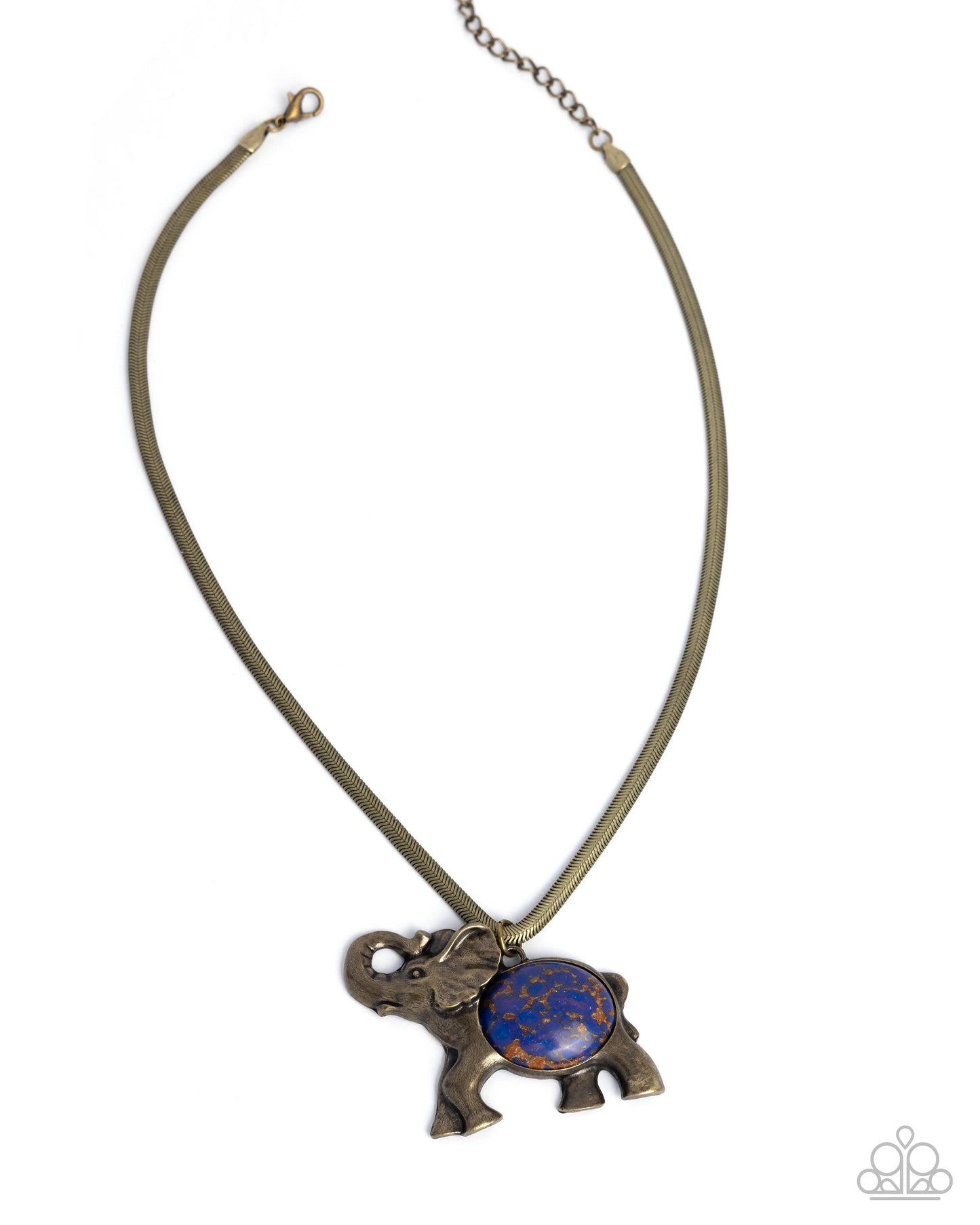 Empathetic Elephant - Purple Necklace