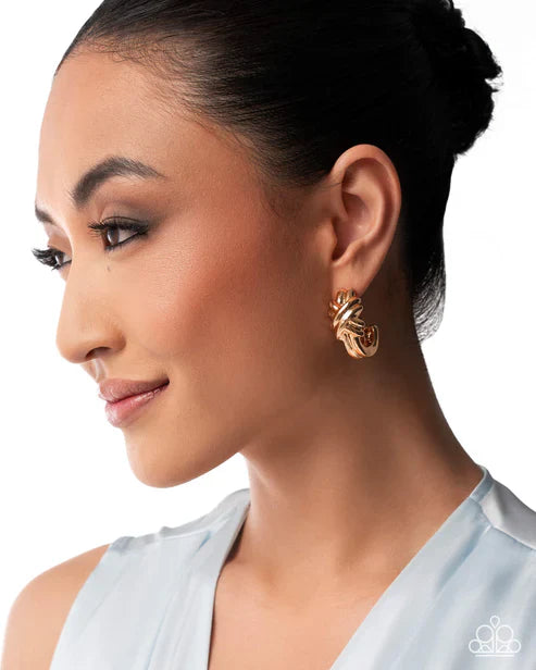 Honor Bound - Gold Earrings