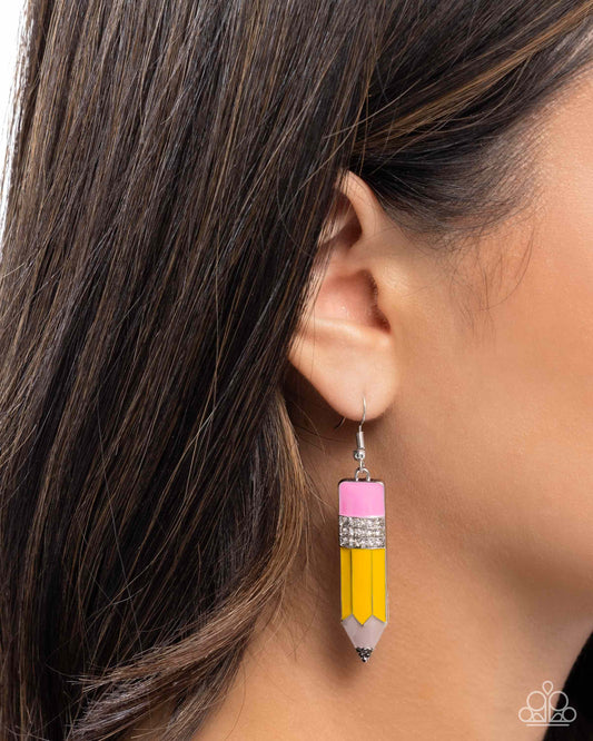 Iconic Institution - Yellow Earrings