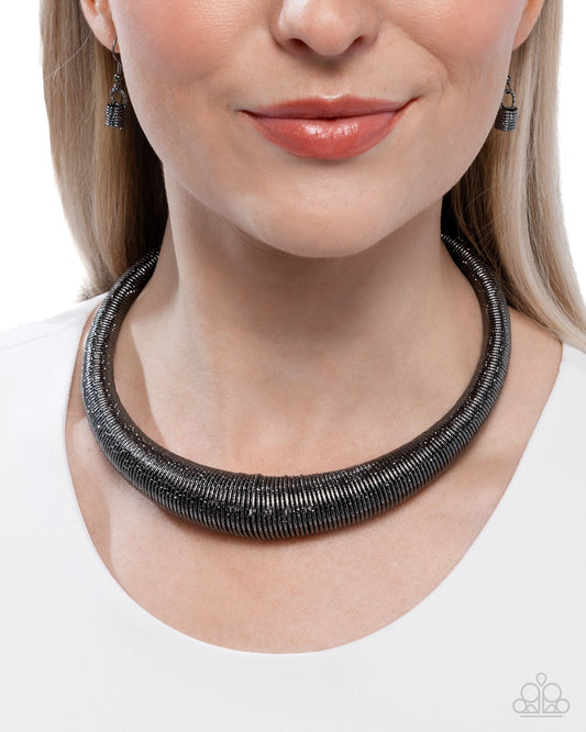 Subtle Selfie - Black Necklace