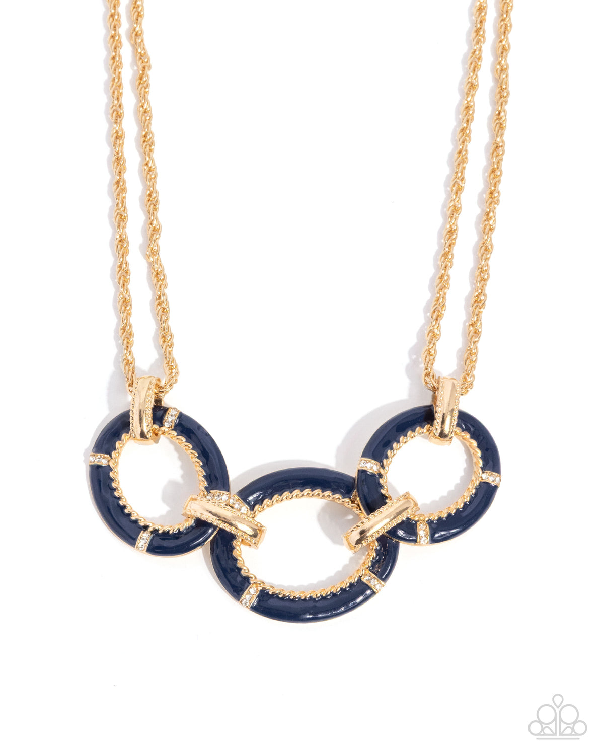 Teamwork Makes the Dream Work - Blue Necklace | Paparazzi Accessories