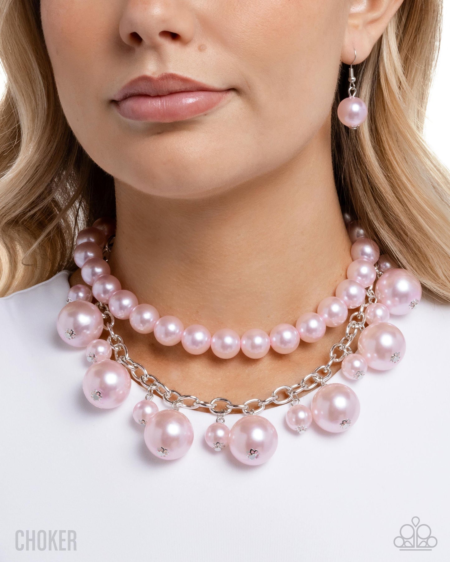 Sophisticated to the Max - Pink Necklace Earrings | Paparazzi Accessories