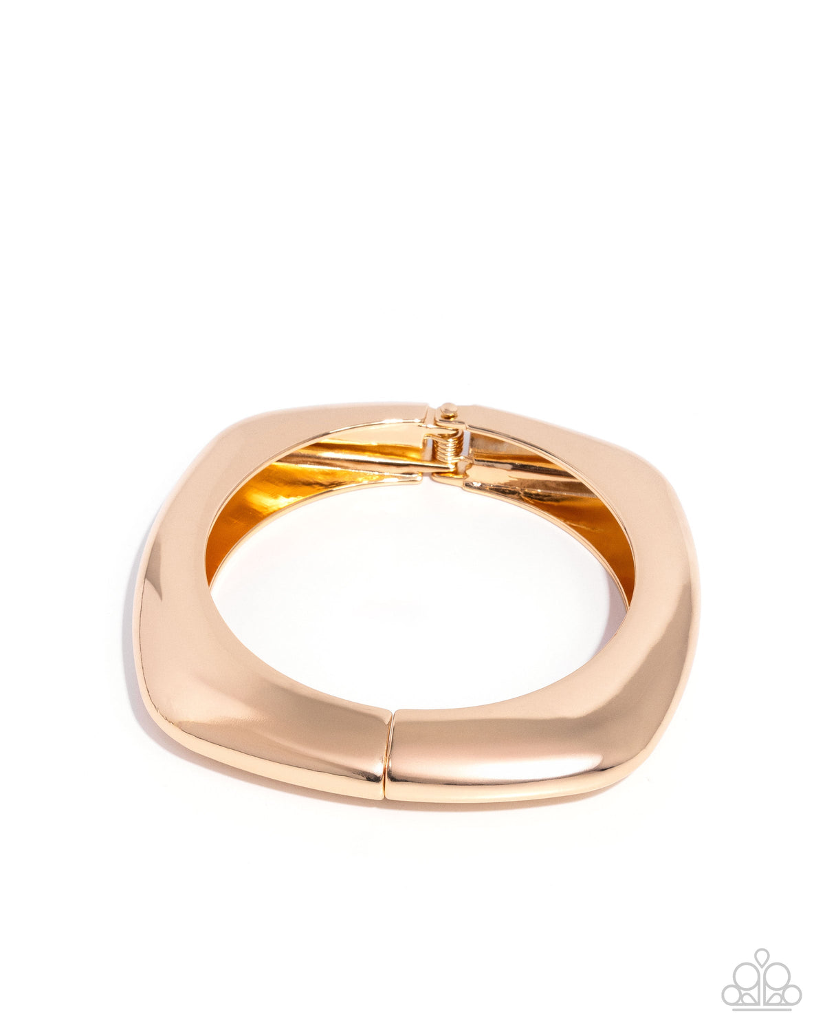 Rounded Reflection - Gold Bracelet | Paparazzi Accessories