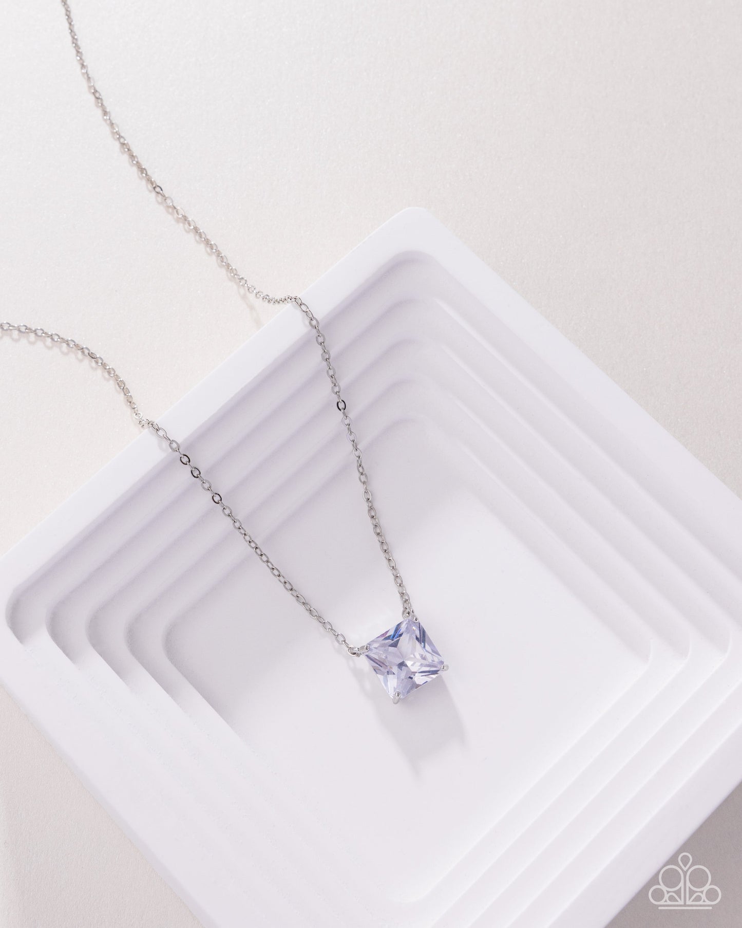 Enjoy the GLOW - White Necklace