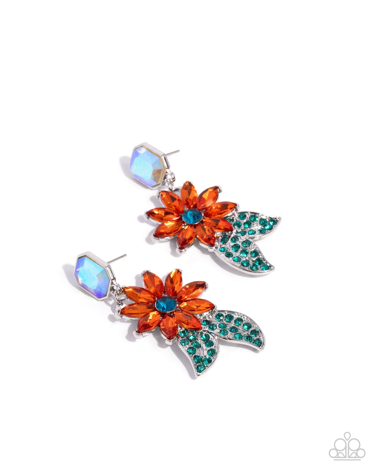 Momentous Majesty - Orange Earrings | Paparazzi Accessories
