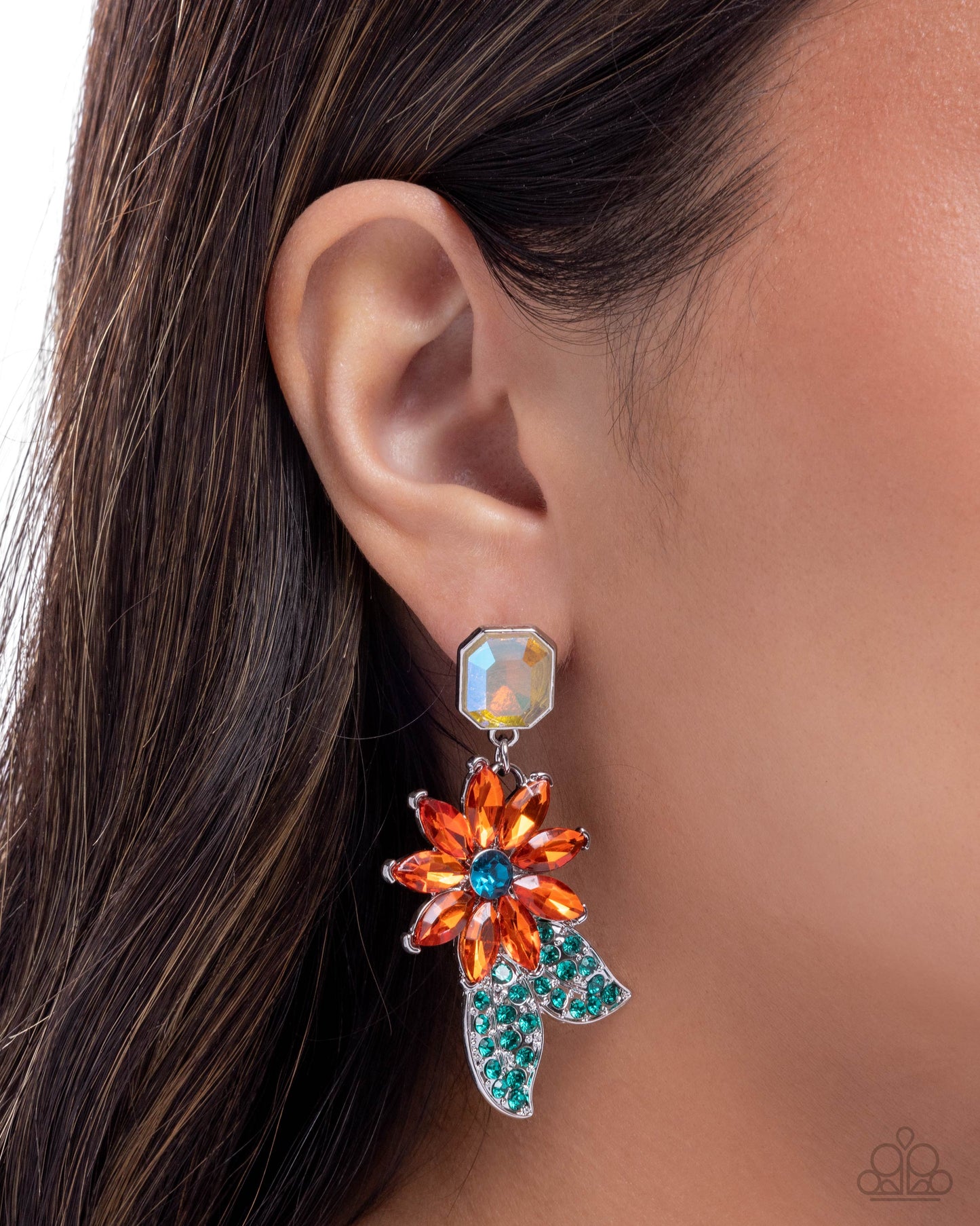 Momentous Majesty - Orange Earrings | Paparazzi Accessories